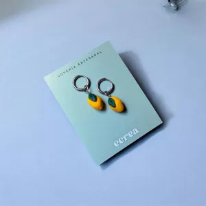 Charm limón con aro